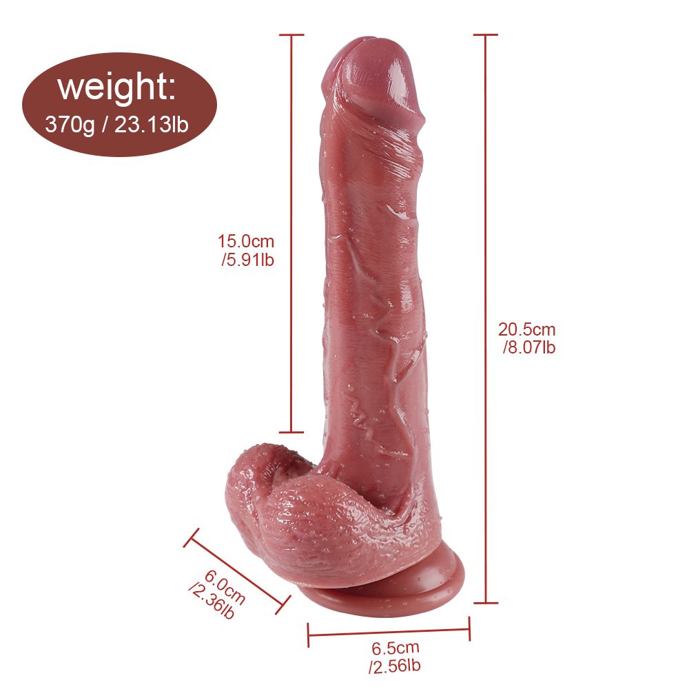 2 IN 1 REALISTIC DILDO VIBRATOR