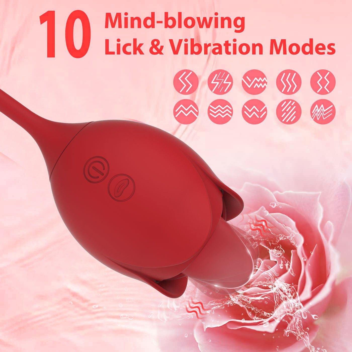 Rose Sex Toy Dildo Vibrator