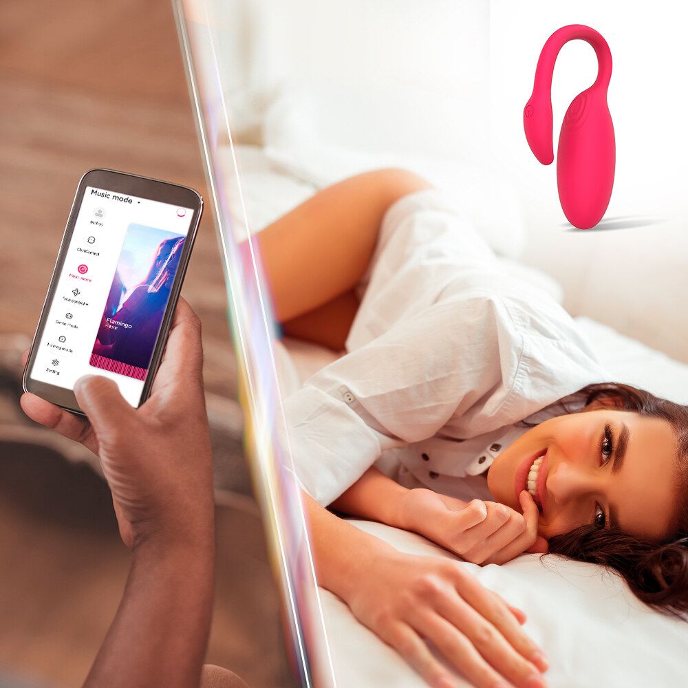 Magic Flamingo G-spot sex toy clitoris Vibrator APP Wireless Remote Control smart Vagina Massager for Woman