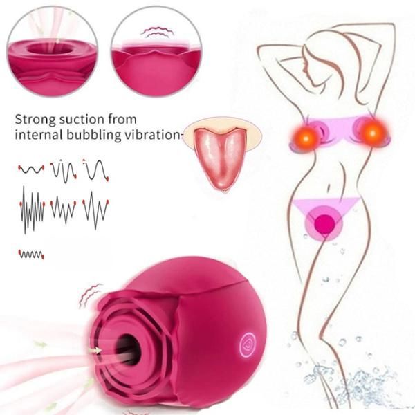 Rose Sex Toy for Women-Sucking Sex Stimulator for Women