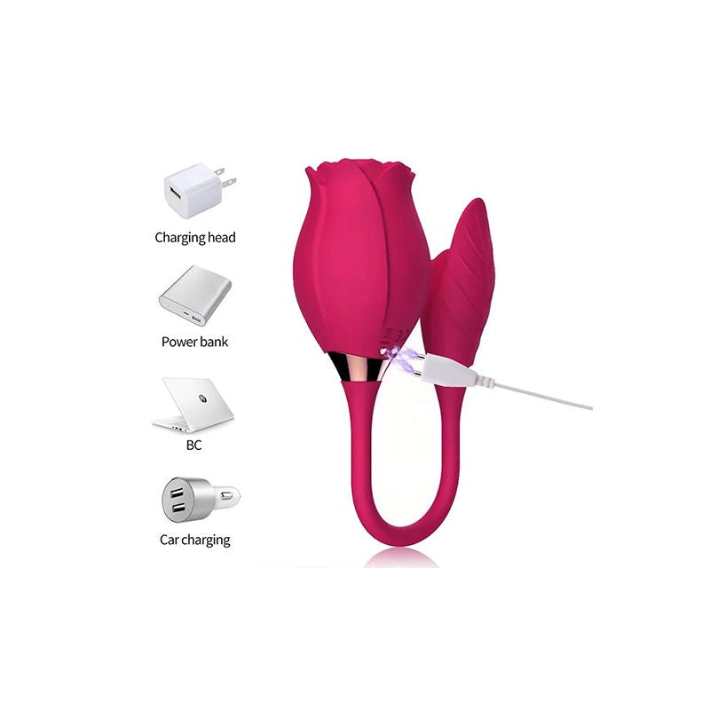 10 Modes Clitoris Suction Vibrating New Rose Massage Vibrator