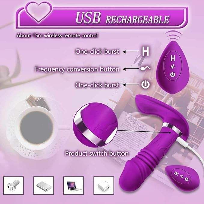 Wearable Panty Vibrator with 9 Vibration Modes