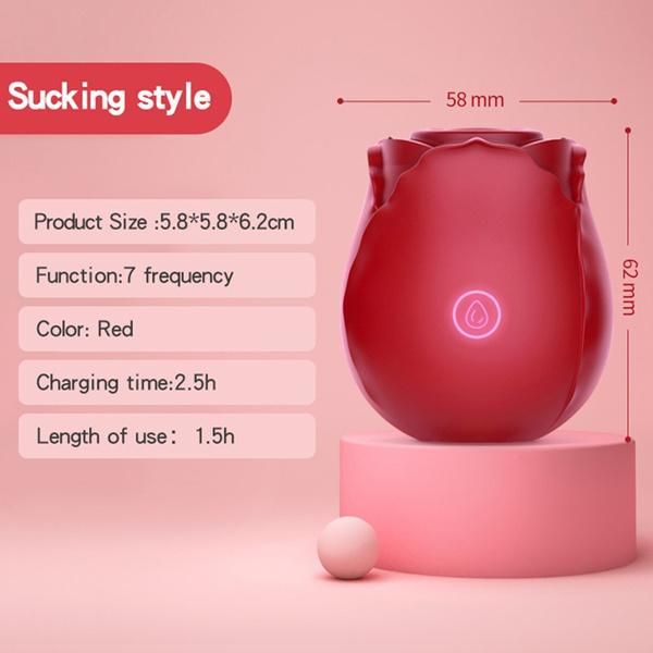 Rose Sex Toy for Women-Sucking Sex Stimulator for Women