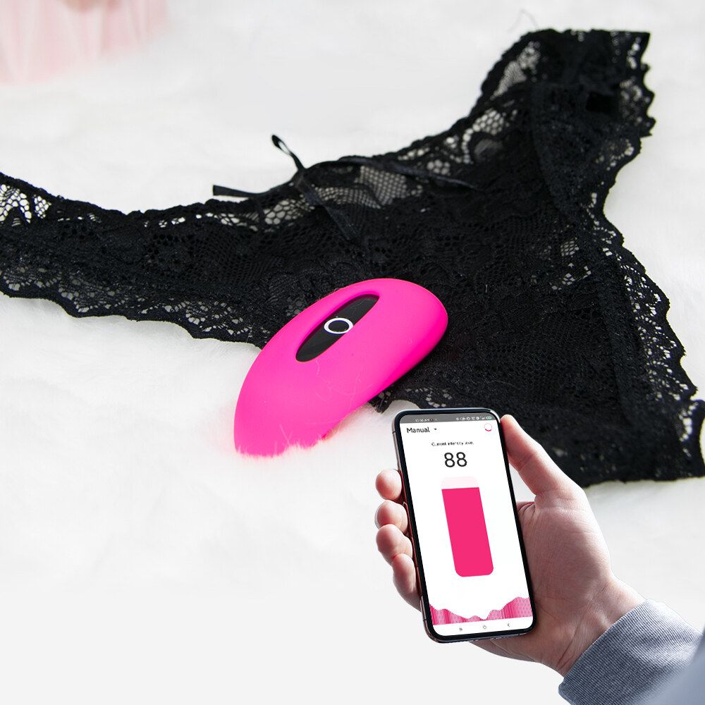 rechargeable powerful motor remote control app control wearable panties vibrator