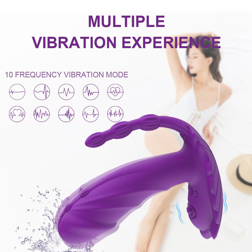 Wearable Waterproof Silicone Dildo Massager