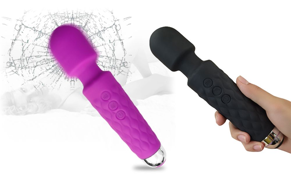 10 Frequency Magic Wand Vibrating Dildo