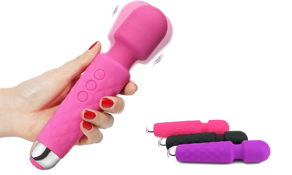 10 Frequency Magic Wand Vibrating Dildo