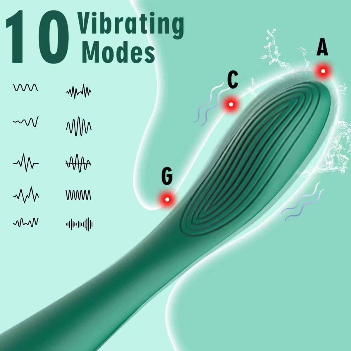 Clitoral G Spot Vibrator with 10 Powerful Vibrating Modes