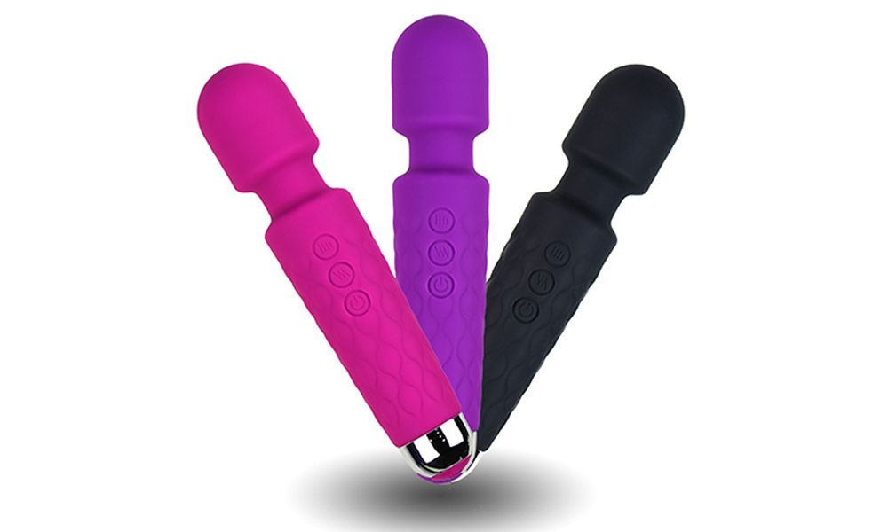 10 Frequency Magic Wand Vibrating Dildo