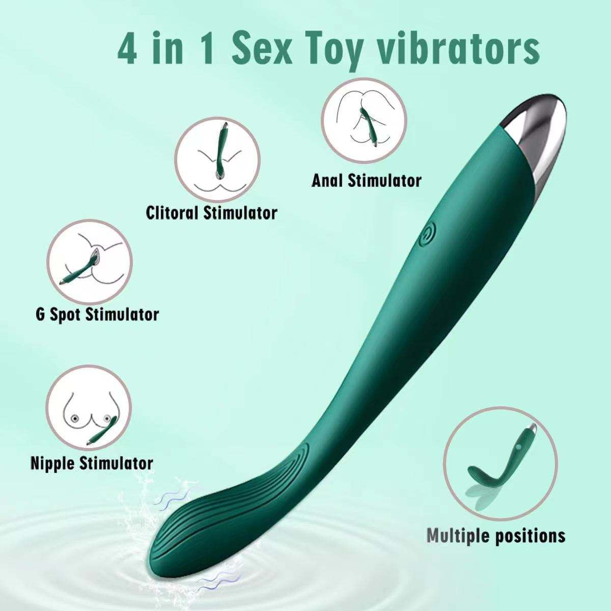 Clitoral G Spot Vibrator with 10 Powerful Vibrating Modes