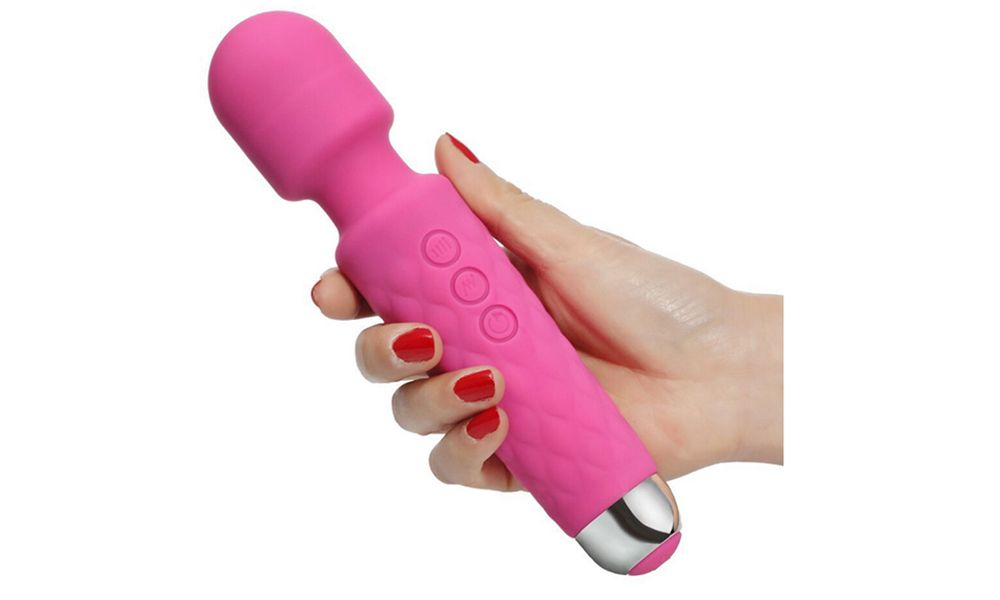 10 Frequency Magic Wand Vibrating Dildo