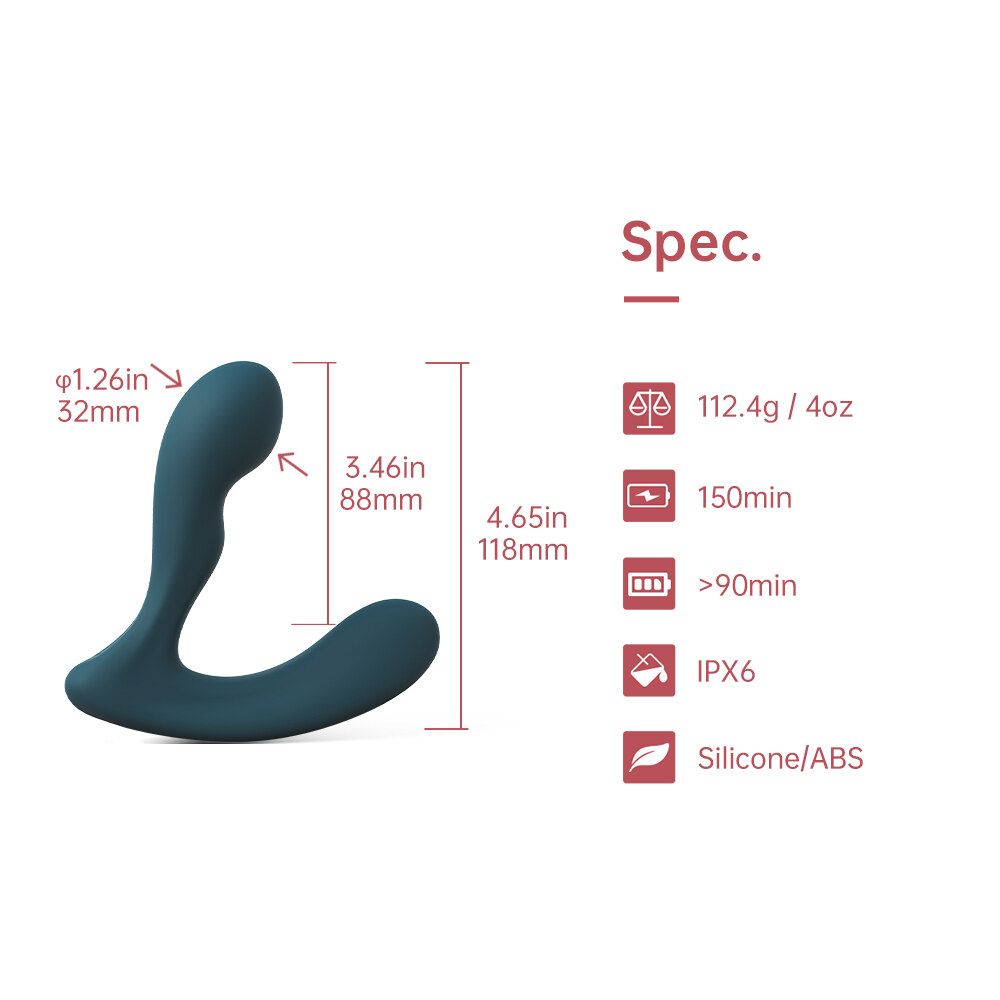 APP Remote Control Butt Plug Prostate Massager For Men Masturbating