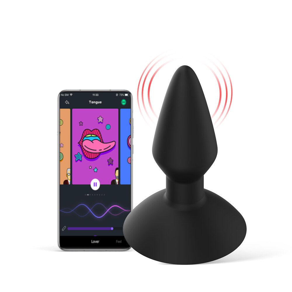 Rechargeable Anal Plug Male Masturbator