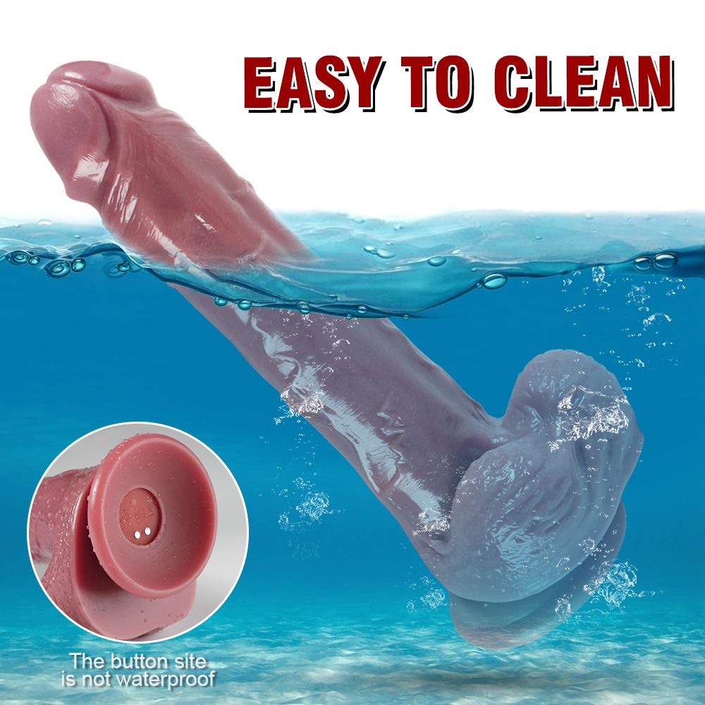 2 IN 1 REALISTIC DILDO VIBRATOR