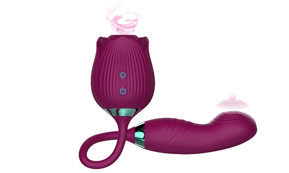 New Rose Series 4 Gen 3 in 1 Sucking stimulating G Spot Dildo Vibrator