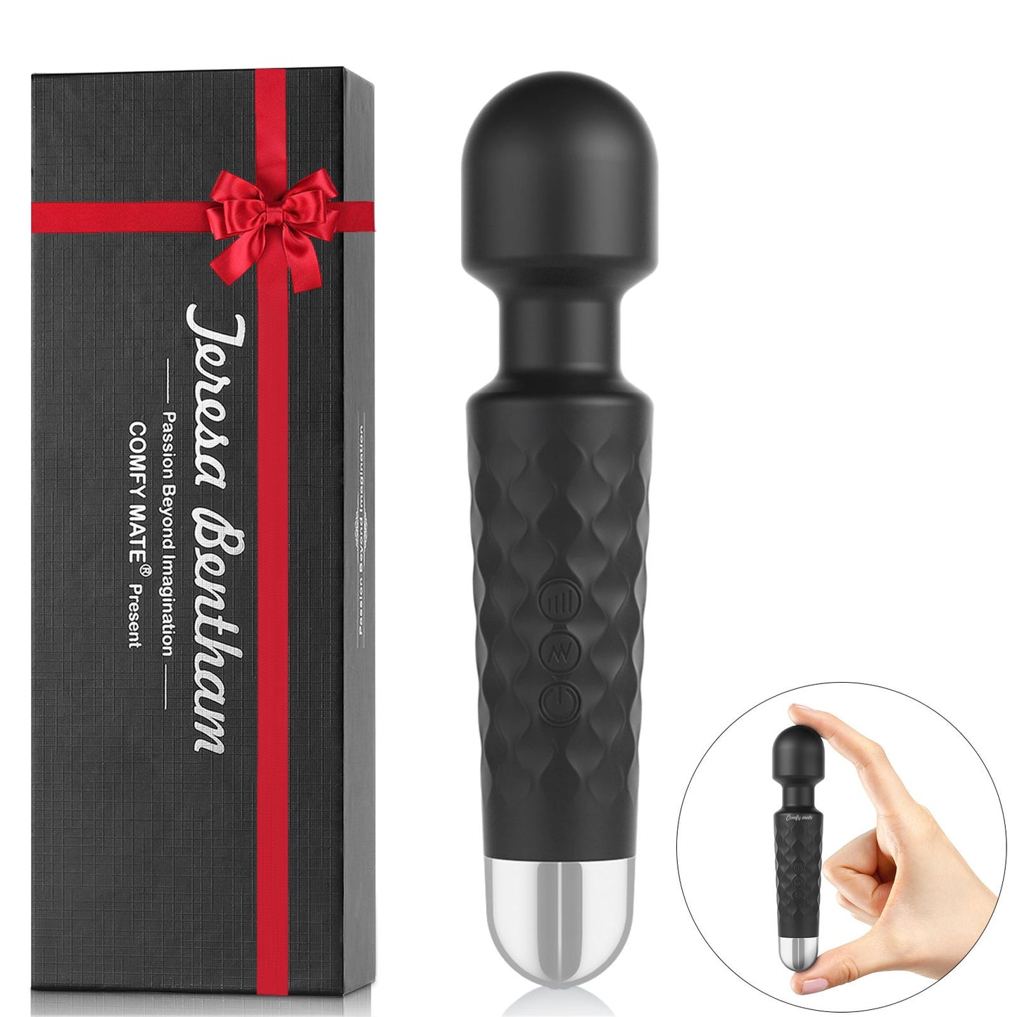 USB Rechargeable Portable 3 in 1 Massage Vibrator Waterproof