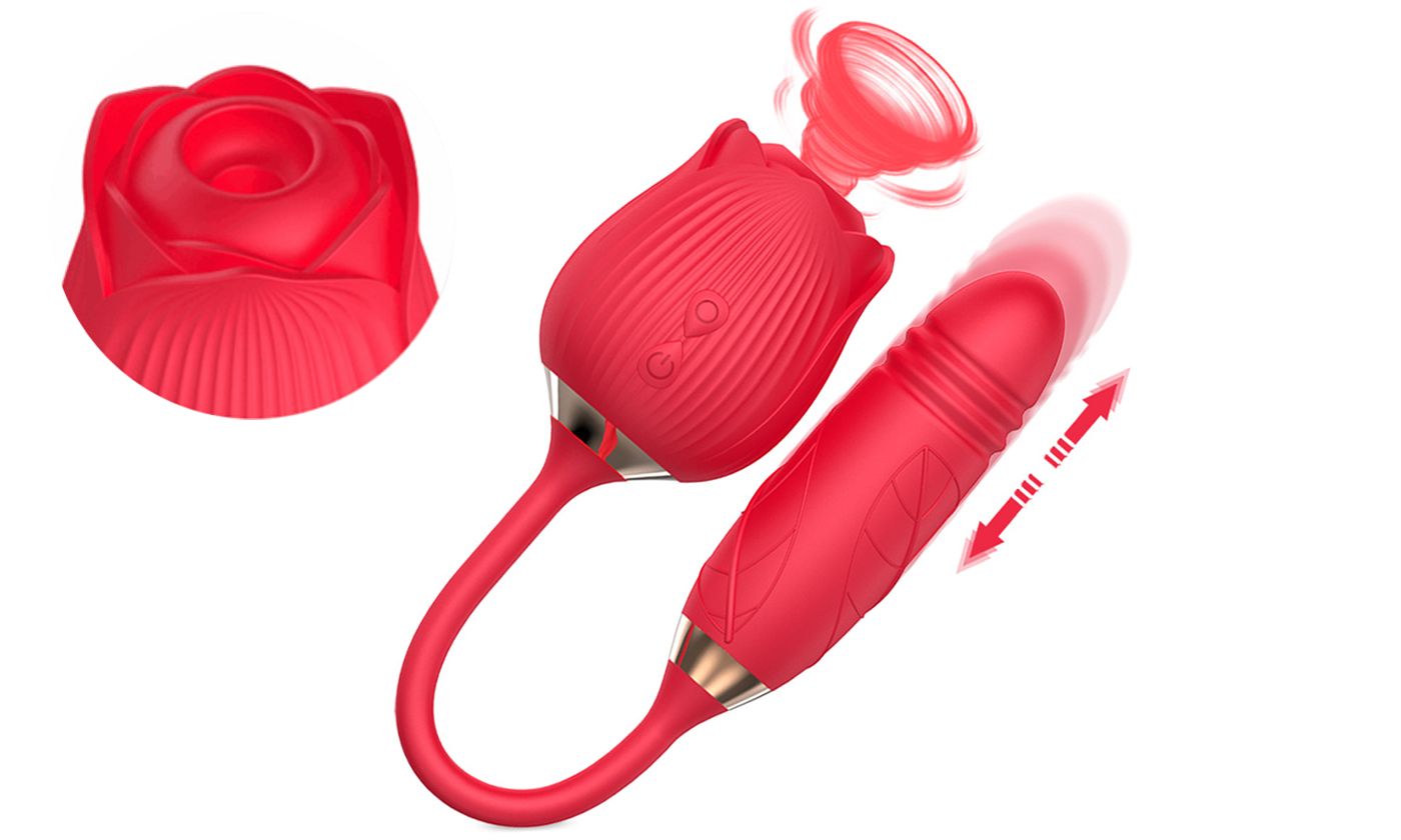 10 Speeds Rose Sucking Vibrator